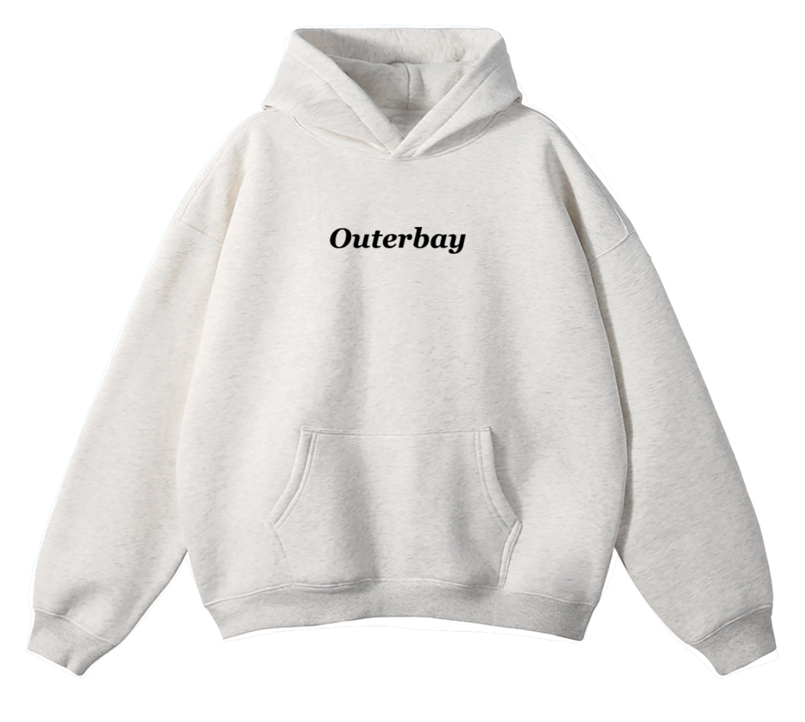 Hoodie crème Outerbay devant